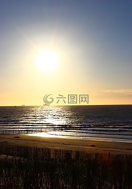 的cadzand坏,荷兰,北海