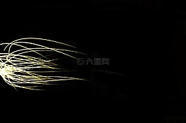 燈,黑,光