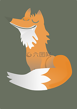 平面設(shè)計(jì),福克斯,野生動(dòng)物