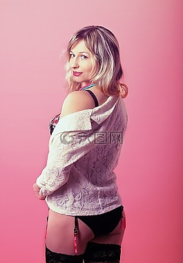 女人,女孩,年輕