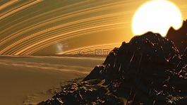 行星的外國(guó)的天空,星級(jí),銀河