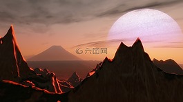 行星的外國(guó)的天空,星級(jí),銀河