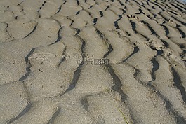 沙,波紋,海