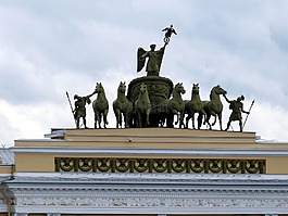 quadriga,圣 · 彼得堡,俄羅斯