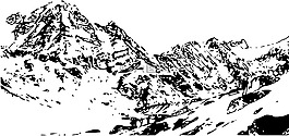 計劃,線性,山