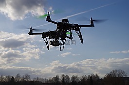 无人驾驶飞机,quadrocopter,航空照相