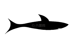 魚,黑,側(cè)影