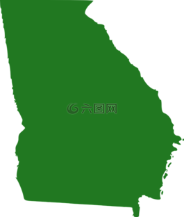 地图,格鲁吉亚,美国