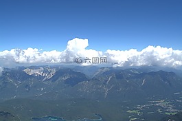zugspitze,wetterstein 山,极右