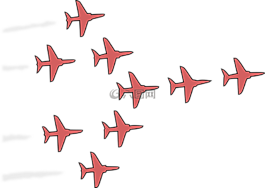 飛機(jī),噴氣式飛機(jī),編隊(duì)