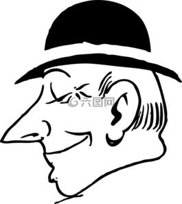 男子,帽子,側(cè)