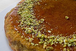 蛋糕,開(kāi)心果,甜