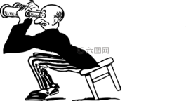 男子,家伙,椅子
