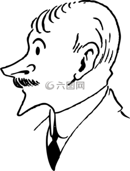 男子,臉,頭