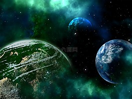 行星,空間,所有
