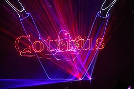的lasershow,激光,紅色