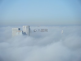 摩天樓,云,建設