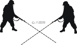 戰(zhàn)爭,交叉,側(cè)影