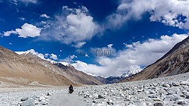 山,自然,雪