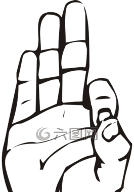 語言,手,講話