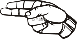 手勢,跡象,語言