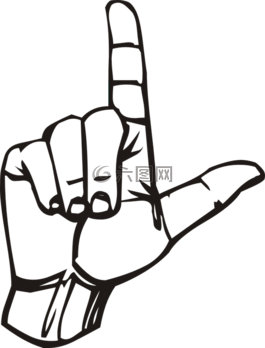 語言,跡象,手
