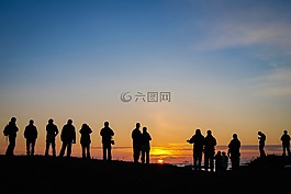 挪威,內(nèi)斯,日落