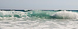 波,砸,泡沫