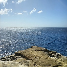 海景,景觀,海