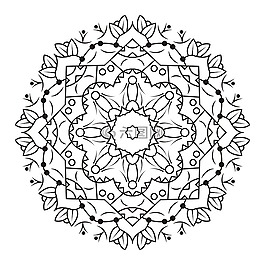 裝飾,圖,如花