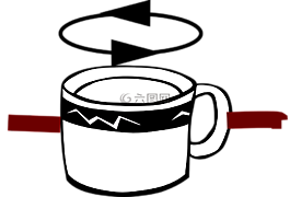 杯,熱,咖啡