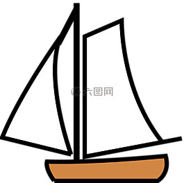 帆船,船,帆