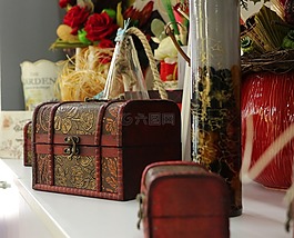 裝修,盒,樹干