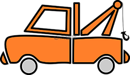 卡車,橙色,車輛