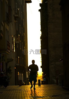 人類,男性,步行