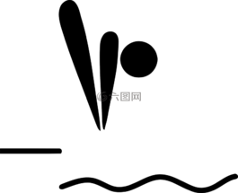 跳水,跳板,潛水員