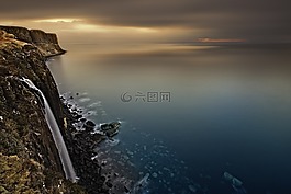 瀑布,蘇格蘭,斯凱