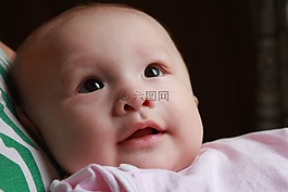 孩子,美丽,笑