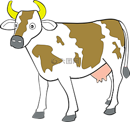牛,哺乳動物,動物