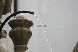 水,噴泉,流