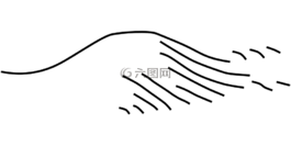 地圖,符號(hào),小山