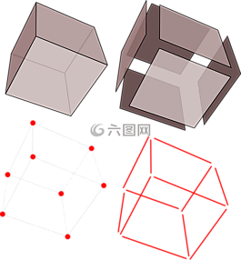 立方體,幾何,盒