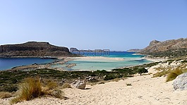 海上湾,海滩,balos海滩