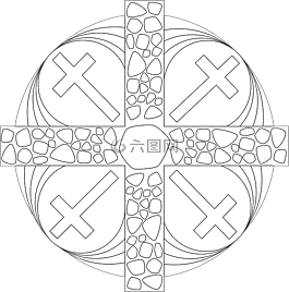 交叉,基督教,窗口