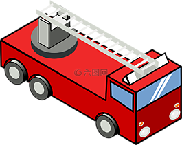 firetruck,發(fā)動(dòng)機(jī),階梯