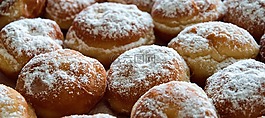 饅頭,甜甜圈,餐