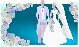 婚禮,新娘,馬夫