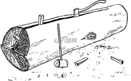 树,木材,日志
