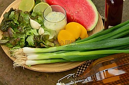 蔥,韭菜,沙拉
