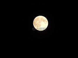 月亮,白,黑色